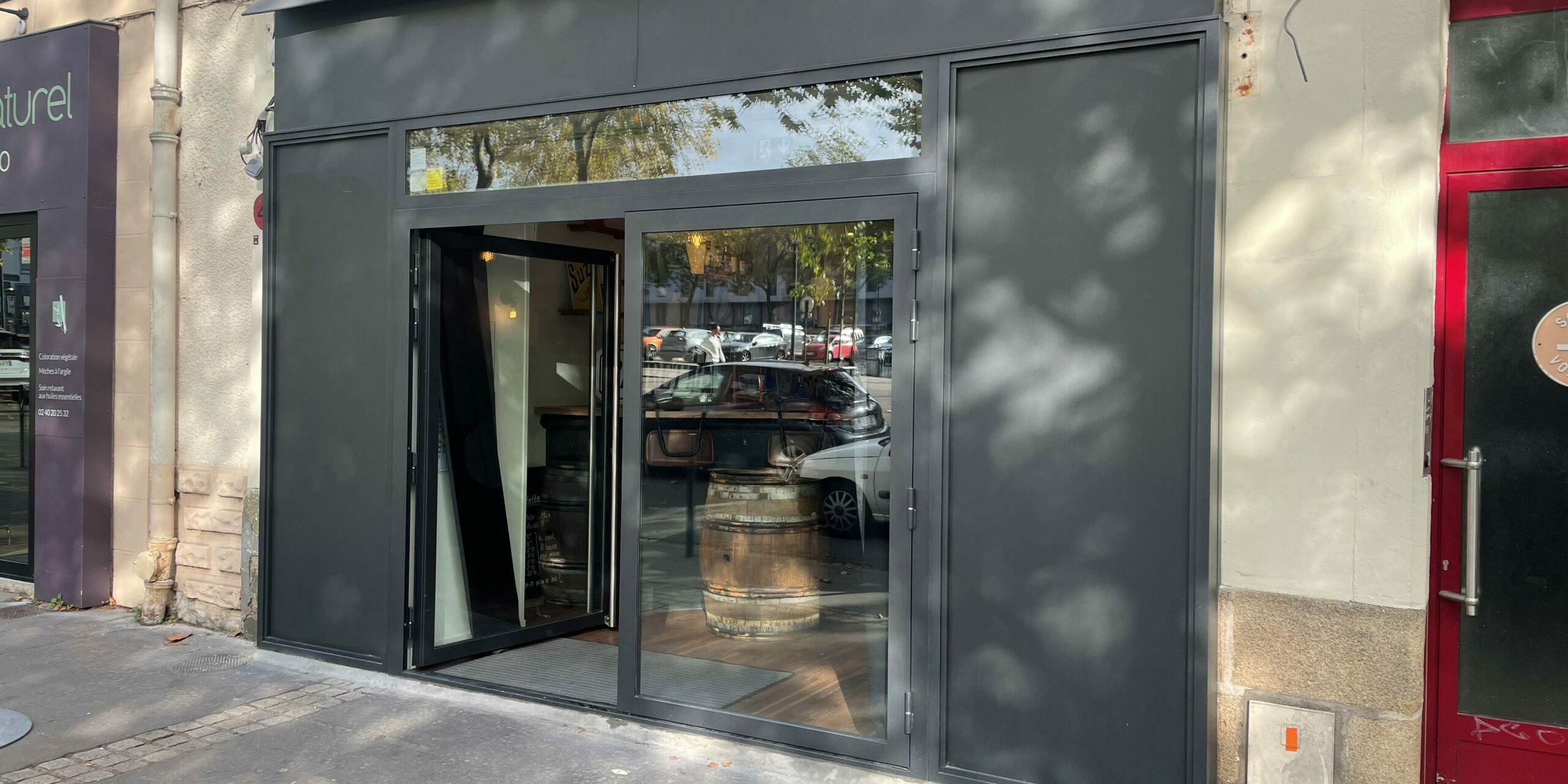 Devanture de boutique à Nantes